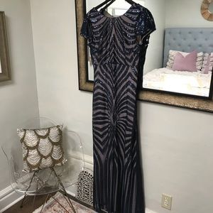 Nordstrom DONNA MORGAN DRESS BLACK TIE